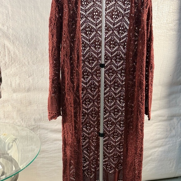 Freshman Women's Brown Cardigan Sweater - Picture 1 of 6